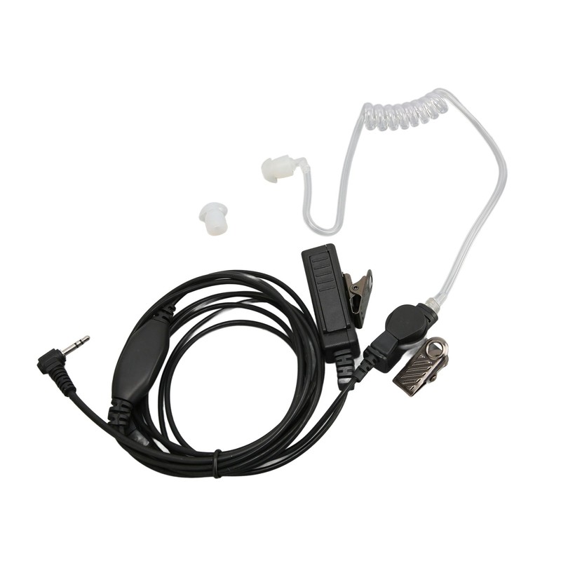 2.5mm Acoustic Tube Earpiece Single Pin PTT Button Walkie Talkie