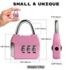 UP Security Small Combo Lock, 3 Digit Padlock Combination, Travel