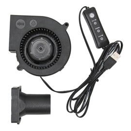 Ventilador USB, Ventilador de Refrigeración USB de 3,8 Pulgadas, 5 V, Modo de 3 Velocidades, Ventilador de Refrigeración sin Escobillas CC, Mini ventilador USB para PC