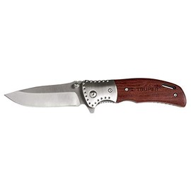 Truper NV-5, Navaja abatible, mango de madera, 4-3/4"