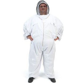 Humble Bee 411 Big & Tall Polycotton Beekeeping Suit with Fencing Veil