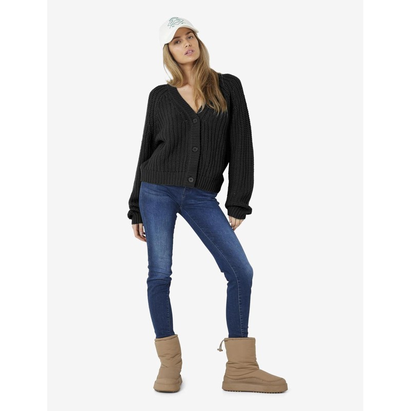 Noisy may Women's Nmcharlie L/S V-Neck Knit Cardigan Noos Cardigans,