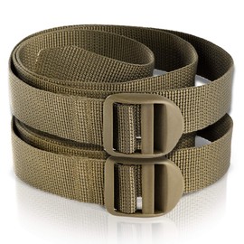 M-Tac Pack of 2x Utility Strap for Backpack Tactical Lashing for MOLLE Gear Plastic Buckle (Olive, 40 inches)