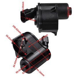 YUCKMZ Actuator Parking Brake Handbrake Caliper with 6-Sided Torx Compatible with A6 Avant Allroad 4F0998281B 4F0998281A