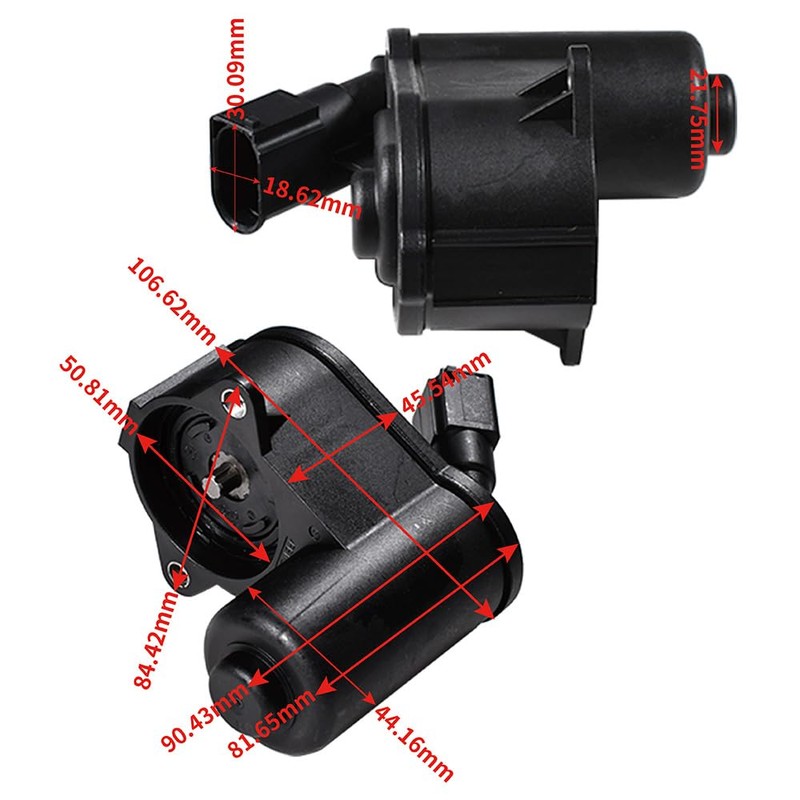 YUCKMZ Actuator Parking Brake Handbrake Caliper with 6-Sided Torx Compatible