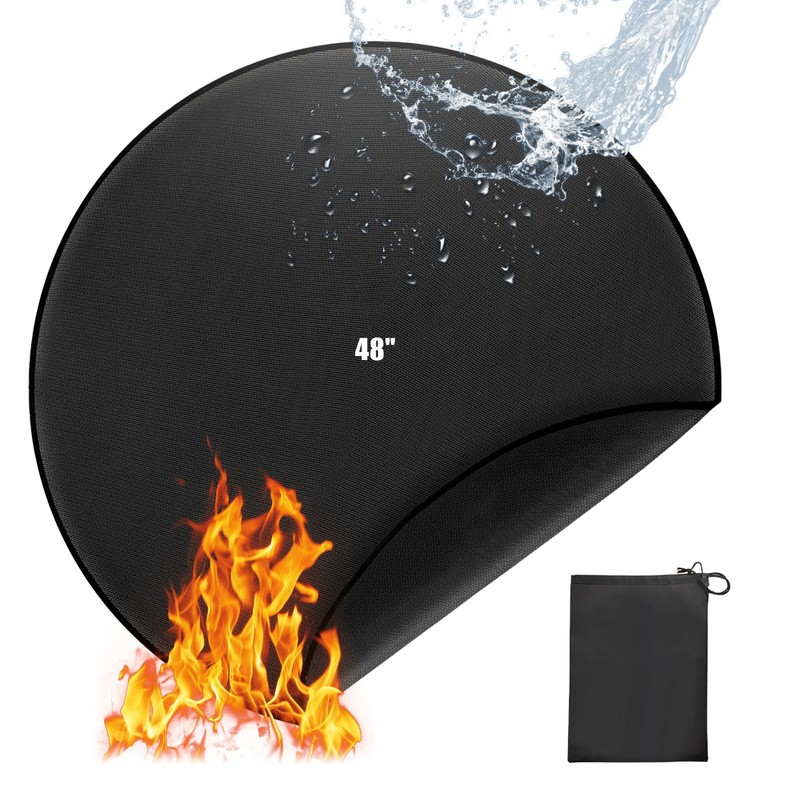 Heat Resistant Mat,Fire Pit Mat for Decking Heatproof Mat Fire