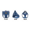 Aiminto Premium Denim Dog Harness and Leash Set, Step in,