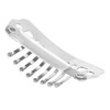 50pcs Hair Extension Clips Set Stainless Steel DIY 8 Teeth