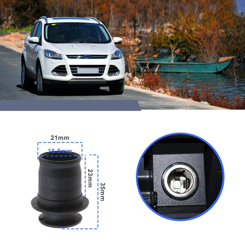 OTOTEC 2 STÜCKE Auto Zigarettenanzünder Abdeckkappe Staubdicht Wasserdicht 12 V