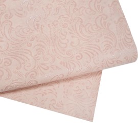 Embossed Faux Leather Fabric, 54"x72" Thick Durable Synthetic Upholstery Embossed Leather Vinyl, Soft Waterproof Durable, Replacement Renovate for Wallets, DIY Project, Furniture, 2 Yard-Pink