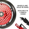 Root Industries Kids' 110 mm Honeycore Wheels Black/Red, One Size