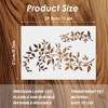 Large Vine Leaves Stencils Painting, PET Reusable Stencils, Stencil Wall