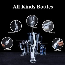 SHUNWEI 2 Pcs Cleaning Brush Small Scrub Brush for Cleaning Sink Scrub Brush with Handle