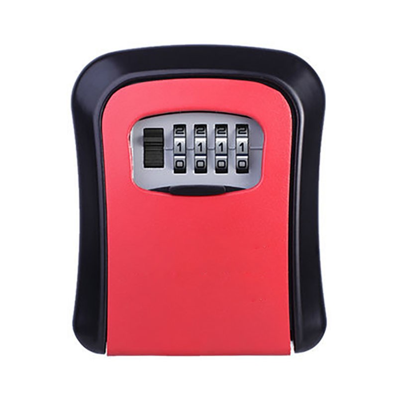 Key Box Wall Mounted 4 Digit Aluminium Alloy Simple Safe