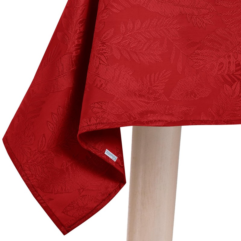 Filumi Eris Tablecloth 120 x 120 cm Red Washable for