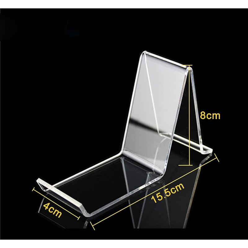 Wresty 2 Pair/4 Pcs Acrylic Shoe Store Display Stands Clear