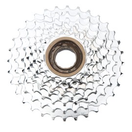 RiToEasysports Bike Rotating Flywheel, 7 Speed Freewheel Bicycle Cassette 13‑28T Silver Steel Bike Threaded Flywheel for Mountain Bikes Bicycle And Spare Parts Ride