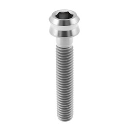 eMagTech Bike Headset Cap Bolt M6x35mm Titanium Screws Bike Stem Fixing Bolt, Sliver