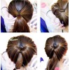Set of 2 Hair Twister Bun or Topsytail Styling in