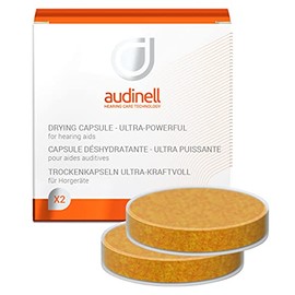 2 Pack Extra Drying Tablets for Audinell Dry Cup | Large (63mm) Replacement Desiccant Capsules