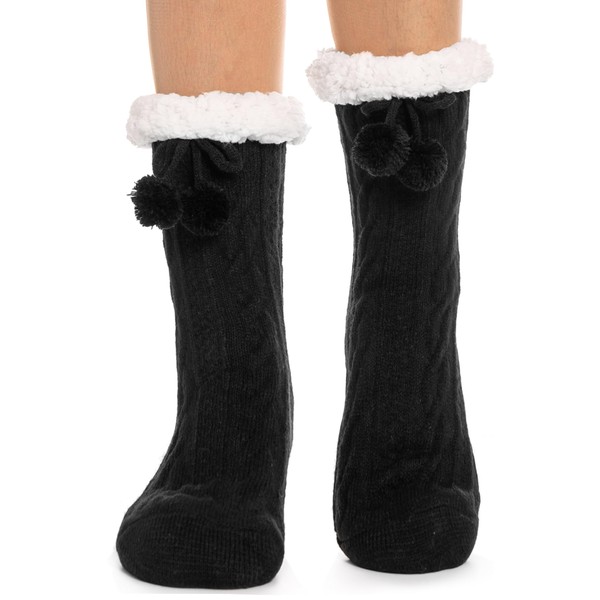 Fuzzy Socks for Women Slipper Fluffy Cozy Cabin Winter Warm