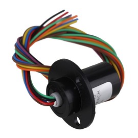 CNBTR 8 Wires Slip Ring 250Rpm AC/DC 240V 2A Power Collector Ring 12.5mm