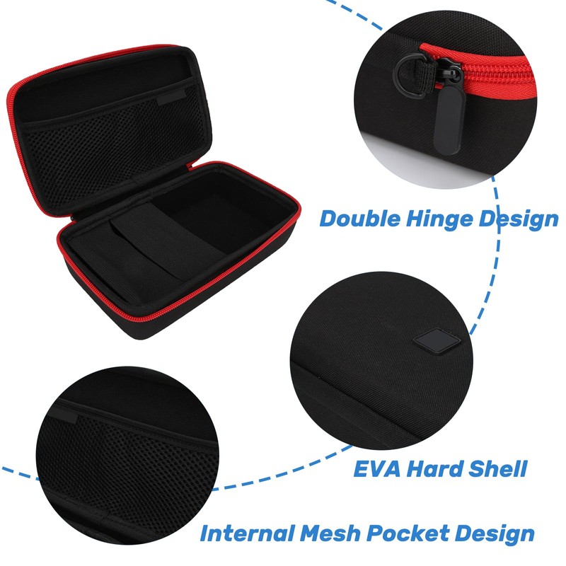GAESHOW Tool Bag Black EVA Hard Shell Waterproof Mutispandex Hardware
