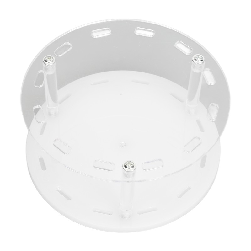 Acrylic Tweezers Stand Holder 12 Holes Rotatable Eyelash Extension Tool