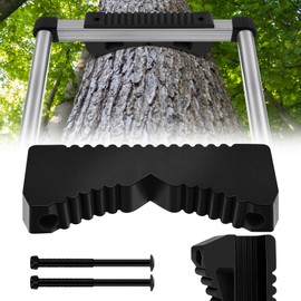 Briwooody Rubber Steep Ladder Stabilizer, Anti-slip Ladder Accessory, Extension Stepladder Attachment Against Wall, Fall Prevention, Scratch Protection, Telegraph Pole Trunk for Added Stability Safety