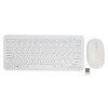 2.4G Wireless Keyboard Mouse Combo 78 Key Retro Round Keycap