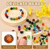 PATIKIL 6mm Bicone Crystal Beads, 1960 Pcs Glass Faceted Bicone