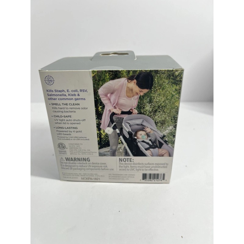 Munchkin UV Mini Pacifier Sterilizer Portable Kills 99% Germs BRAND