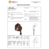 3W LED Low Voltage Landscape Lighting Flood Light Rust Finish