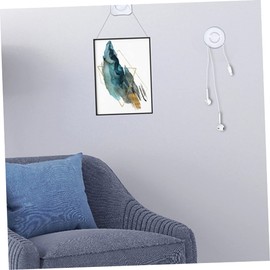 SEWACC 2 Pcs Nano Non Slip Pad Transparent Phone Holder Removable Gripping Pads for Cable Organizing Multifunctional Traceless Sticker Square Round for Use