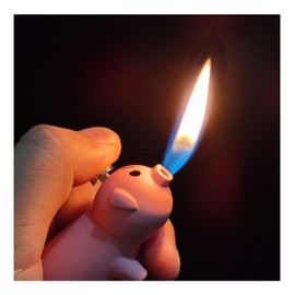 Candle Lighter Offers lighters lightersbutane lightercool lighters refillable Adjustable Jet Flame lighters-Cute Little Pig. Gift from Father and Son (Without Lighter Butane)
