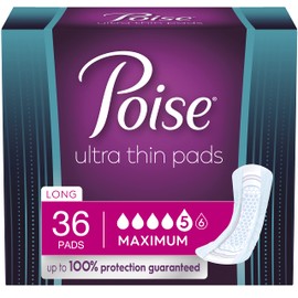 POISE ULTRATHN MAX PAD Conv PK 36