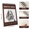 DagouColor 100 Sheets Spiral Sketch Book, Acid-Free Art Drawing Paper,