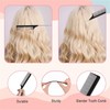 1 Pc Black Rat Tail Hair Comb Carbon Heat Resistant