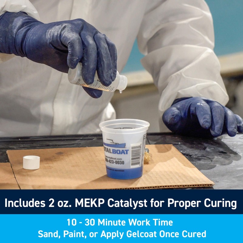 TotalBoat Polyester Finishing Resin - Marine Grade Fiberglass Resin with