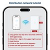LOUYSGEN Zigbee Smart Switch 118X72X34MM,Need Zigbee Hub and Neutral Wire,2.4GHz