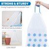 4 Gallon Trash Bags Drawstring, Small Trash Bags Tear-Free, 4