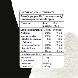 Myo  D-chiro Inositol Ovaria Suplemento Alimenticio En Polvo Quenut 100g                                                                              