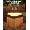 VOLISUN 4x4 Solar Fence - Post Cap Lights 16pack Outdoor