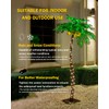 TYBEEU 7ft Lighted Palm Tree 208 LED Lights with Glowing