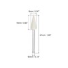 uxcell 6mm Wool Felt Mounted Points Conical Polishing Bits Burrs