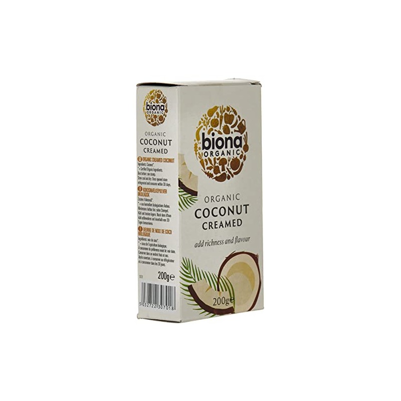 Biona Organic Creamed Coconut, 200g