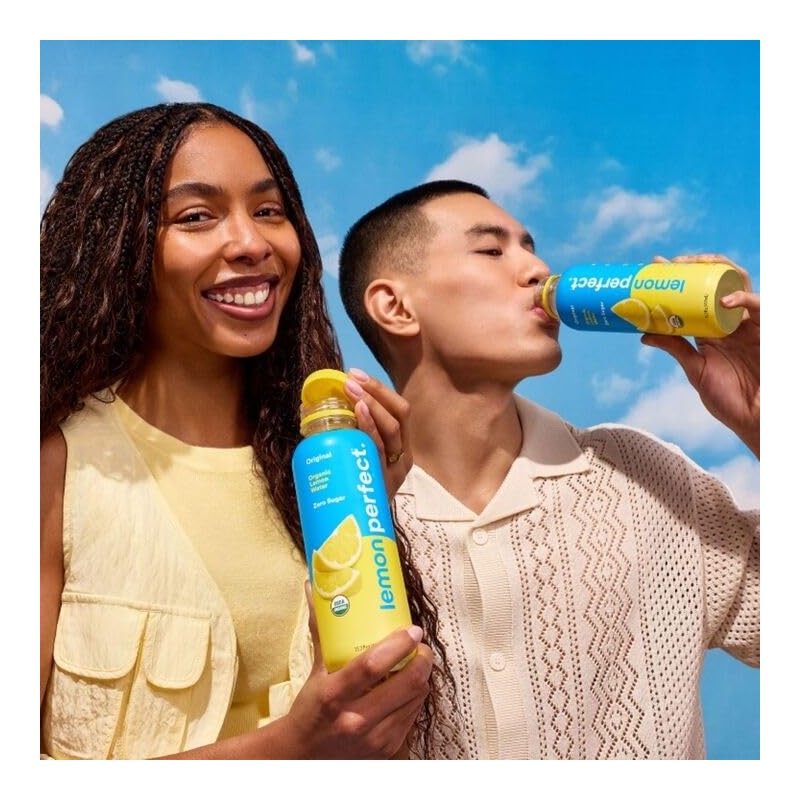 Lemon Perfect Original, Flavored Lemon Water, Organic, Zero Sugar, Healthy
