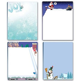 Holiday Notepads - 4 Funny Christmas Notepads