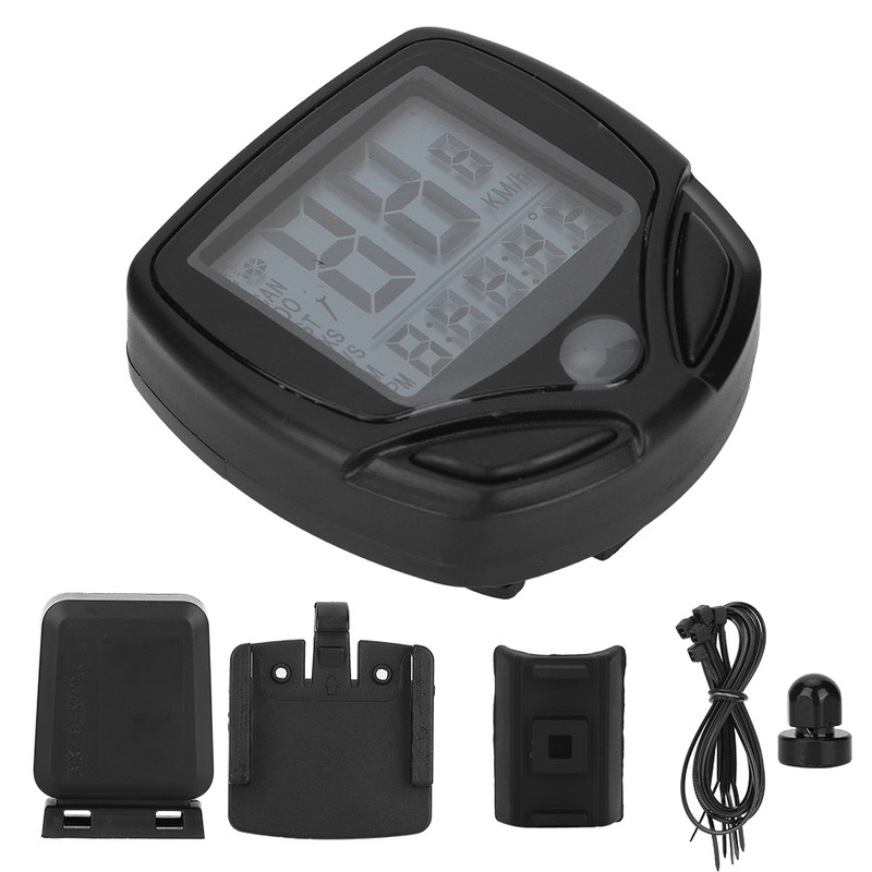 English Type LCD Digital Display Mountain Bike Bicycle Speedometer Bike