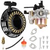 Fvrito Pull Recoil Starter Carburetor Carb for Predator 212cc 196cc